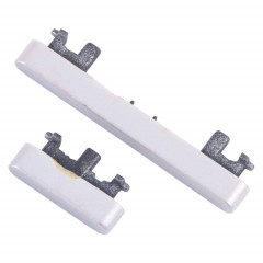 Pour Samsung Galaxy Tab A8 10.5 2021 SM-X200/X205 Bouton d'alimentation d'origine + bouton de contrôle du volume (blanc)