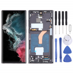Pour Samsung Galaxy S22 Ultra 5G SM-S908B Écran LCD d'origine numériseur complet avec cadre (noir)