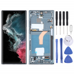 Pour Samsung Galaxy S22 Ultra 5G SM-S908B Écran LCD d'origine numériseur complet avec cadre (vert)
