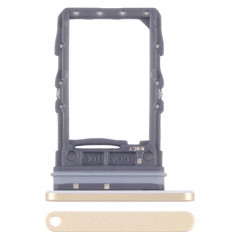 Pour Samsung Galaxy Z Flip6 SM-F741B Plateau de carte SIM d'origine (or)