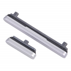Bouton d'alimentation et bouton de contrôle du volume d'origine pour Samsung Galaxy Tab S10 Ultra SM-X920/X926 (argent)
