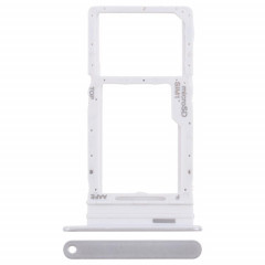 Pour Samsung Galaxy A16 SM-A165F Tiroir de carte SIM d'origine + Tiroir de carte Micro SD (Argent)