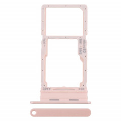 Pour Samsung Galaxy A16 SM-A165F Tiroir de carte SIM d'origine + Tiroir de carte SIM / Micro SD (Rose)