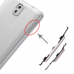 Pour Galaxy Note 3 10 Set Touches latérales (Argent)