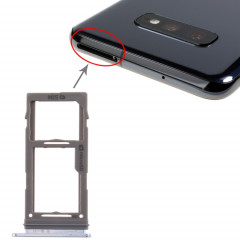 Pour Samsung Galaxy S10+ / S10 / S10e Plateau de carte SIM + Plateau de carte Micro SD (Bleu)