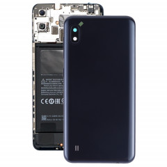 Coque arrière de batterie pour Galaxy A10 SM-A105F/DS, SM-A105G/DS avec objectif d'appareil photo et touches latérales (noir)