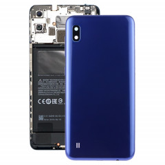 Coque arrière de batterie pour Galaxy A10 SM-A105F/DS, SM-A105G/DS avec objectif d'appareil photo et touches latérales (bleu)