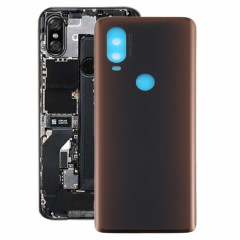 Cache Batterie pour Motorola Moto One Vision (Marron)