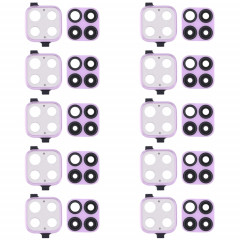 Couvercle d'objectif de caméra 10 PCS pour Huawei Nova 6 SE (Violet)