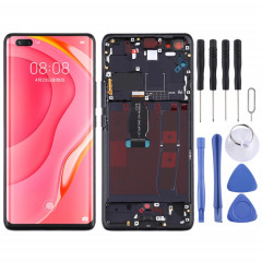 Écran LCD OLED d'origine pour Huawei Nova 7 Pro 5G Digitizer Assemblage complet avec cadre (Noir)