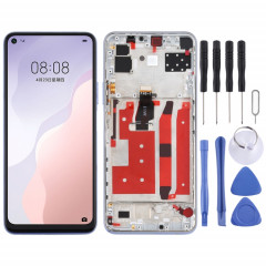 Écran LCD et numériseur complet avec cadre pour Huawei Nova 7 SE (argent)