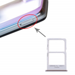 Plateau Carte SIM + Plateau Carte NM pour Huawei P40 Lite (Argent)