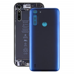 Cache arrière de la batterie pour Motorola One Fusion (bleu)