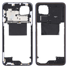 Pour OPPO A92s/Reno4 Z 5G PDKM00 plaque de lunette de cadre moyen (noir)