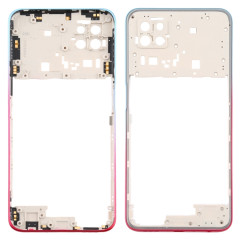 Pour OPPO A72 5G PDYM20 plaque de lunette de cadre moyen (bleu)