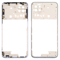 Pour OPPO A72 5G PDYM20 plaque de lunette de cadre moyen (violet)