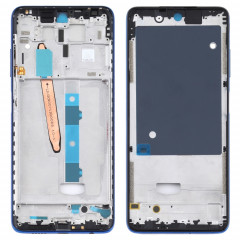 Boîtier avant plaque de lunette de cadre LCD pour Xiaomi Poco X3 / Poco X3 NFC M2007J20CG / M2007J20CT (bleu)