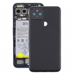 Cache arrière de la batterie d'origine pour Google Pixel 5 GD1YQ / GTT9Q (noir)