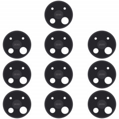 Couvercle d'objectif de caméra 10 PCS pour Nokia C5 Endi (Noir)