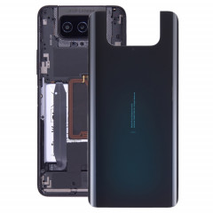 Couvercle arrière de la batterie de verre pour Asus Zenfone 7 ZS670KS (Noir)