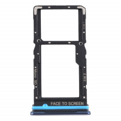 Plateau Carte SIM + Plateau Carte SIM / Plateau Carte Micro SD pour Xiaomi Mi 10T Lite 5G (Gris)