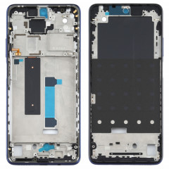 Boîtier avant d'origine plaque de cadre LCD pour Xiaomi Redmi Note 9 Pro 5G M2007J17C (bleu)