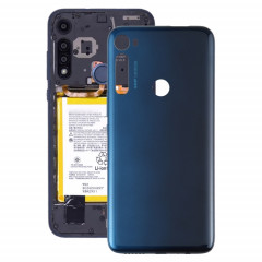 Cache arrière de batterie d'origine pour Motorola Moto One Fusion Plus PAKF0002IN (bleu)
