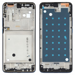 Boîtier avant plaque de cadre LCD pour Motorola One Hyper XT2027 XT2027-1 (bleu)