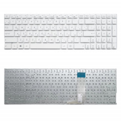Ru Version clavier pour asus x556 x556u x556ua x556UB x556UF x556UJ x556UQ X556UR X556UV (Blanc)