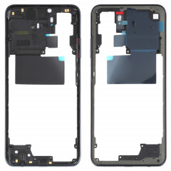 Plaque de lunette de cadre moyen pour Xiaomi Redmi Note 10 M2101K7AI M2101K7AG (Noir)