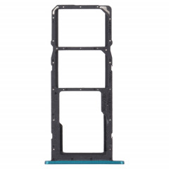 Plateau de carte SIM + plateau de carte SIM + plateau de carte micro SD pour Huawei Y7A (vert)