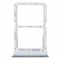 Plateau de carte SIM + Bac de carte NM pour Huawei P Smart S (Argent)