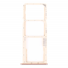 Plateau de carte SIM + plateau de carte SIM + plateau de carte micro SD pour Huawei Y5P (or)