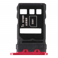 Plateau de carte SIM + plateau de carte SIM pour Huawei Nova 7 Pro 5g (rouge)