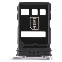 Plateau de carte SIM + Bac de carte NM pour Huawei P40 Pro + (Argent)