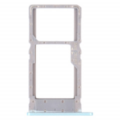 Plateau de carte SIM + plateau de carte SIM / plateau de carte micro SD pour l'honneur Play4 (Bleu Phantom)