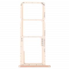Plateau de carte SIM + plateau de carte SIM + plateau de cartes Micro SD pour Huawei Profitez de 9e (or)