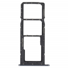 Plateau de carte SIM + plateau de carte SIM + plateau de cartes Micro SD pour LG K41S LMK410EMW LM-K410EMW LM-K410 (Noir)