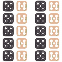 10 PCS Back Camera Lens pour Huawei Nova 8 SE (Noir)