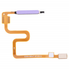 Câble de capteur d'empreinte digitale pour Xiaomi Redmi Note 9 5G / RedMI Note 9T M2007J22G M2007J22C (Violet)