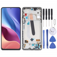 Matériau OLED Écran LCD et numériseur Assemblage complet avec cadre pour Xiaomi Redmi K40 / Redmi K40 PRO / REDMI K40 PRO + / MI 11I / POCO F3 / M2012K11C M2012K11AG M2012K11G (Noir)