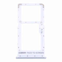 Plateau de carte SIM + plateau de carte SIM / plateau de carte micro SD pour Xiaomi Redmi Note 10 5G / POCO M3 PRO 5G M2103K19G M2103K19C M2103K19PG M2103K19PI (argent)
