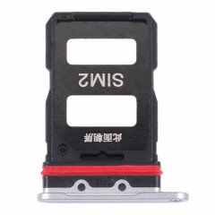 Plateau de carte SIM + plateau de carte SIM pour Xiaomi Redmi K40 Gaming M2012K10C M2104K10AC (Argent)