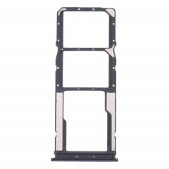 Plateau de carte SIM + plateau de carte SIM + plateau de carte micro SD pour Xiaomi Redmi 9T 4G / Redmi Note 9 4G J19S M2010J19SC M2010J19SG M2010J19SY (Noir)