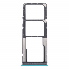 Plateau de carte SIM + plateau de carte SIM + plateau de cartes Micro SD pour Xiaomi Redmi 9T 4G / Redmi Note 9 4G J19S M2010J19SC M2010J19SG M2010J19SYSY (vert)