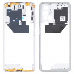 Plaque de lunette de cadre moyen pour Xiaomi Redmi 10 (blanc)