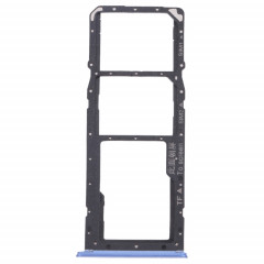 Pour OPPO Realme 7 (Asie) RMX2151, RMX2163 Plateau de carte SIM + Plateau de carte SIM + Plateau de carte Micro SD (Bleu)