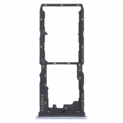 Pour vivo Y30 (Chine) / Y20s V2034A Plateau de carte SIM + Plateau de carte SIM + Plateau de carte Micro SD (Blanc)