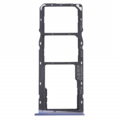 Pour OPPO Realme C15 RMX2180 Plateau de carte SIM + Plateau de carte SIM + Plateau de carte Micro SD (Bleu)