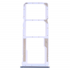 Plateau de carte SIM + plateau de carte SIM + plateau de carte Micro SD pour Xiaomi Redmi Note 10 PRO 4G / REDMI Note 10 Pro MAX / REDMI NOTE 10 PRO (INDE) M2101K6G, M2101K6I, M2101K6I, M2101K6P (Bleu)